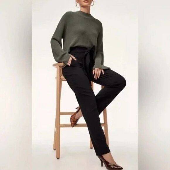 ARITZIA WILFRED JALLADE black pants size 2 - Picture 1 of 6